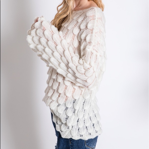 Gorgeous Feather Sweater - Picture 4 of 8